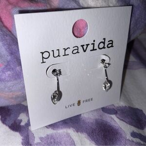 Pura Vida Silver Dangle Earrings
